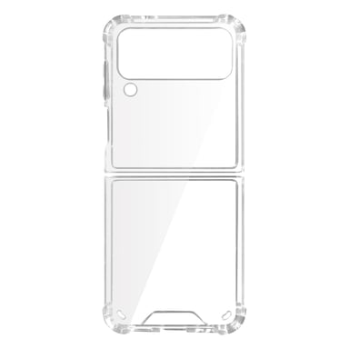 Funda para Samsung Galaxy Z Flip 4 Silicona Flexible Reforzada Transparente