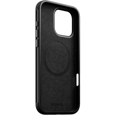 Nomad Funda para iPhone 16 Pro Max Compatible con MagSafe Anti-Shock de piel Marrón