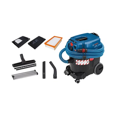Aspirateur eau et poussière Bosch GAS 35 H AFC 06019C36W0 35 L Classe H Bleu/Noir