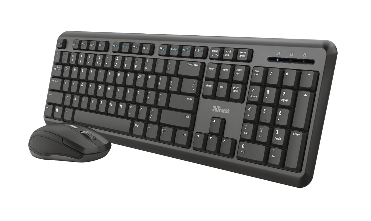 Trust TKM-350 teclado Ratón incluido Universal RF inalámbrico Español Negro