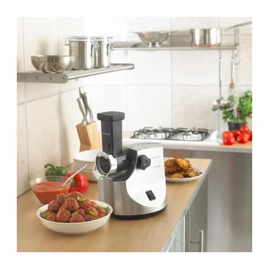 Picadora de carne - KENWOOD - MG516 - 1600 W - Metal cepillado - Accesorios incluidos