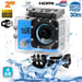 Camera Embarquée Sports Wi-Fi LCD Caisson Étanche Waterproof Full HD Bleue 4Go YONIS