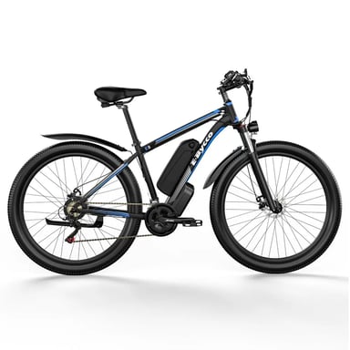 VéLo Électrique E8 | Vitesse Max 48 km/h | Autonomie 60 km | Moteur 750W | Batterie 48V 17.5Ah | Pneus 29 Pouces | Noir