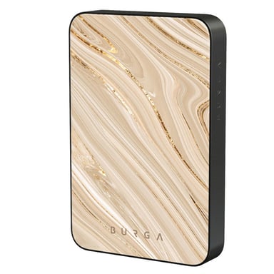 Burga Magnetic Powerbank 5 000 mAh - Apto para MagSafe | Full Glam - Gunmetal