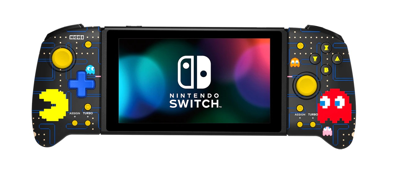 Mando Split Pad Hori Edition Pac Man para Nintendo Switch Negro - nuevo