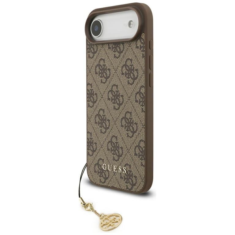 Funda Guess 4G Charms MagSafe para iPhone Air, marrón - Nuevo