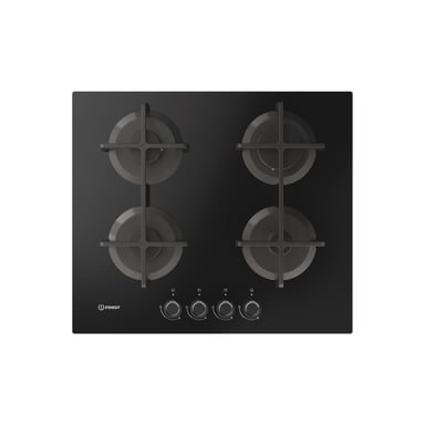 Indesit ING 61T/BK 1 Nero Integrato 60 cm Gas 4 zona(e)