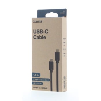 Câble USB-C Full-Featured, USB 3.2 Gen1, 5Gbit/s, 1,50m - Anti gaspillage