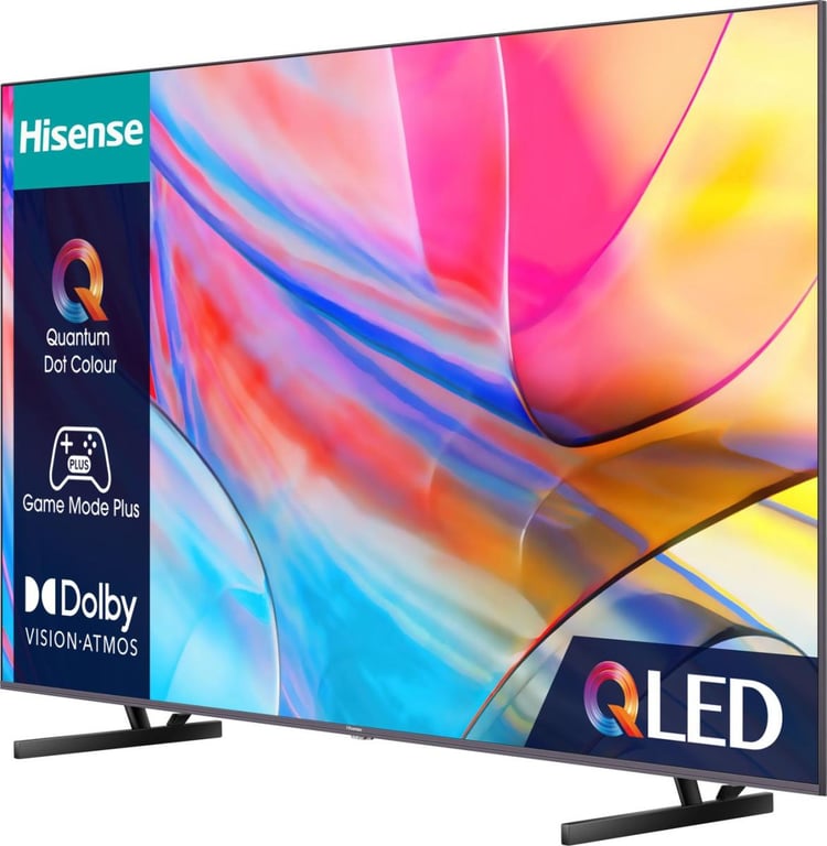 Hisense 75A79KQ 190 5 cm 75 4K Ultra HD Smart TV Wifi 250 cdm² Neuf - vue 3
