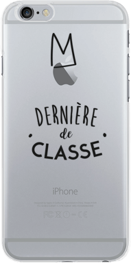 Coque semi-rigide transparente Dernière de la classe pour iPhone SE (2020)/8/7/6