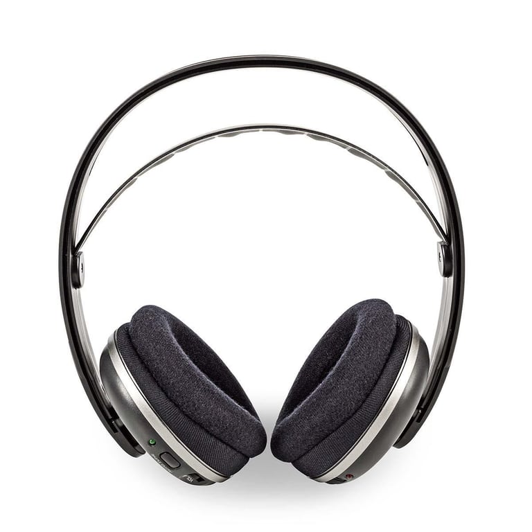 Nedis HPRF210BK casque Casques Avec fil &sans fil Arceau TV Argent - vue 2