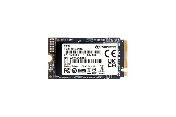TRANSCEND Modèle du produit : .2 2242 PCIe Gen4x4 NVMe 3D TLC DRAM less Neuf - vue 9