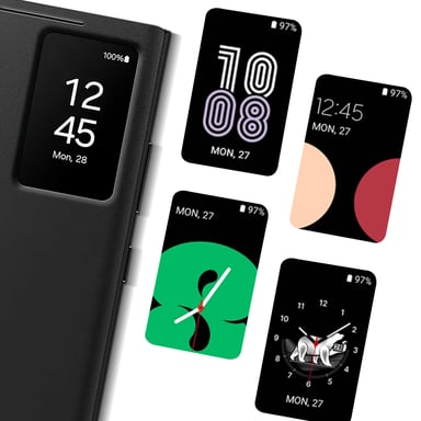 Custodia ufficiale Smart View Wallet con finestra per Galaxy S24 Ultra