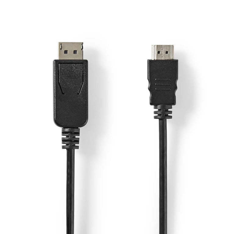 Nedis CCGL37101BK20 câble vidéo et adaptateur 2 m DisplayPort HDMI