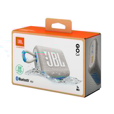 JBL Go 3 Eco Altavoz portátil estéreo Azul, Blanco 4,2 W
