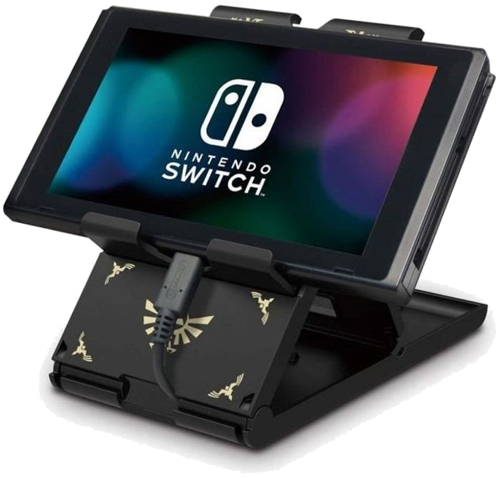 Hori Playstand Zelda - Support Pour Console Nintendo Switch - Design Zelda - Licence officielle Nint