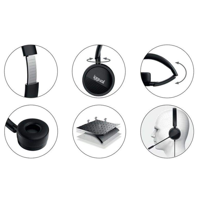 Casque Iggual IGG317075 – Écouteurs Filaire Arceau Gaming Avec Micro - vue 2