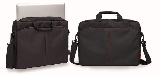 WE Classic 39,6 cm (15.6'') Sac Messenger Noir, Rouge