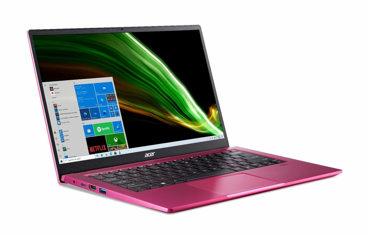 Acer Swift 3 SF314-511-56CX i5-1135G7 Ordinateur portable 35,6 cm (14")  Full HD Intel® Core? i5 8 Go LPDDR4x-SDRAM 256 Go SSD Wi-Fi 6 (802.11ax)  Windows 10 Home Rose - Acer