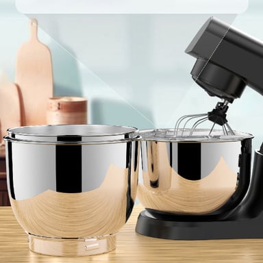 Robot de Cuisine Multifonction SVEWT SM-1540 - 5,5L 1500W Pouvoir 10 Vitesses + Pulse Inox SUS304 - Noir