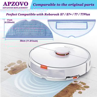 Pezzi di ricambio per Roborock S7/S7 Plus/T7/T7 Plus/T7s/T7s Plus 9 pezzi