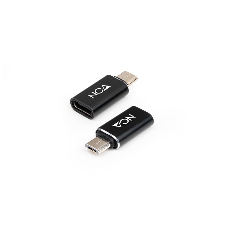 Nanocable 10.02.0014 changeur de genre de câble Micro USB USB-C Noir - Neuf