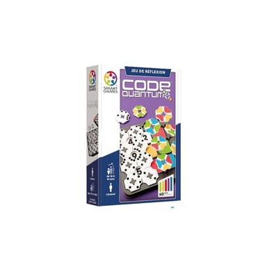 Jeu de logique solo Smartgames Code Quantum 2-en-1 60 défis progressifs Multicolore - Neuf