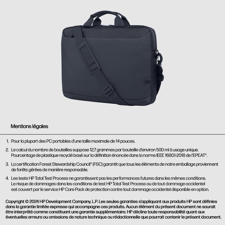 HP Sacoche pour PC portable Everyday 14 pouces - Neuf