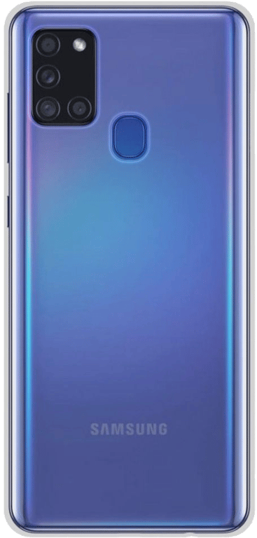 Coque silicone unie compatible Transparent Samsung Galaxy A41