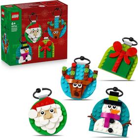 LEGO 40744 Sélection de Décorations de Noël - Jeu de Construction des 6 ans avec Pere Noël - Neuf