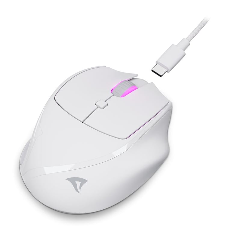 Sharkoon OfficePal M25W Jouer Droitier RF Wireless + USB Type C Optique 4000 DPI Neuf - vue 2