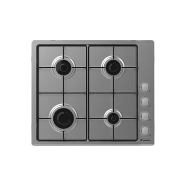 Candy Idea CHW6LX Plaque de cuisson encastrable 60 cm Gaz 4 feux Inox - Neuf