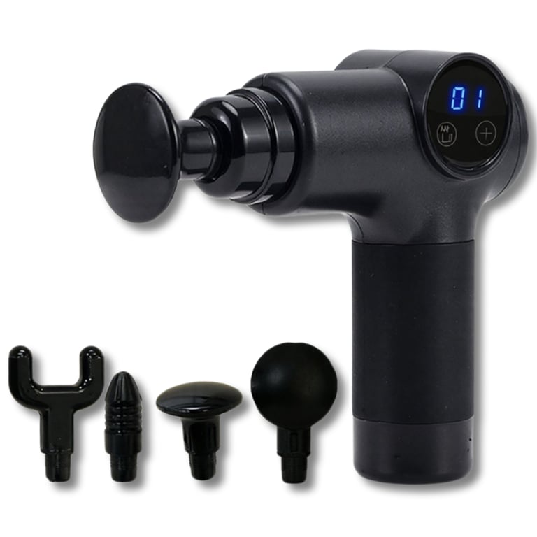 Pistolet de Massage BODYLIFE 8 Vitesses 4 Têtes Profondes - vue 1