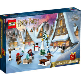 LEGO Harry Potter 76418 Calendario de Adviento 2023, con 24 Regalos, incluidas 6 Minifiguras del Pueblo de Hogsmeade, Regalo N