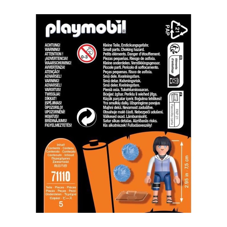 Playmobil 71110 Hinata Naruto Héros Issu de la série d'anime pour reconstituer des scènes légendaires ou Inventer de Nouvelles Histoires Dès - vue 6