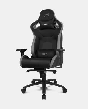 DRIFT DR600BGRAY Sedia da gioco Sedile imbottito Nero, Grigio