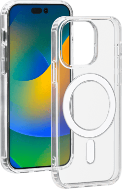 Coque Compatible MagSafe Hybride Transparente pour iPhone 15 Pro Bigben