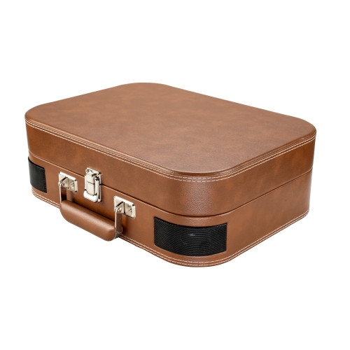 Platine vinyle portable multifonction Bluetooth rétro TD14 - Neuf
