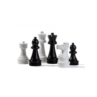 Jeu d'échecs géant Rolly Toys pour l'extérieur - Pièces de 30 cm