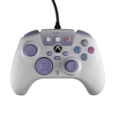 Turtle Beach REACT-R™ Controller – Filaire, Blanc/Violet