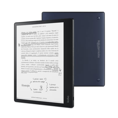 Rakuten Kobo Elipsa E-reader Pantalla táctil 32 GB Wifi Negro, Azul
