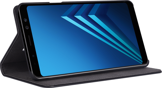 Folio pour Samsung Galaxy J6 Stand Fonction Stand Noir - Circuit court européen Bigben