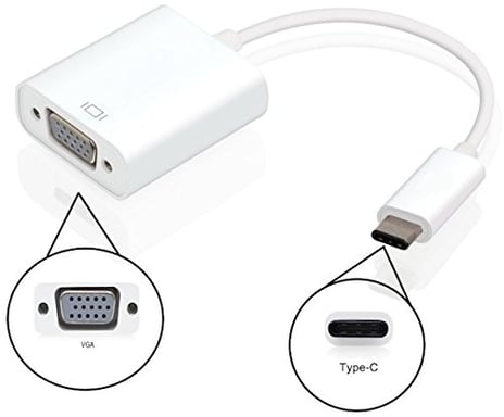 Convertitore da USB-C a VGA di Ewent