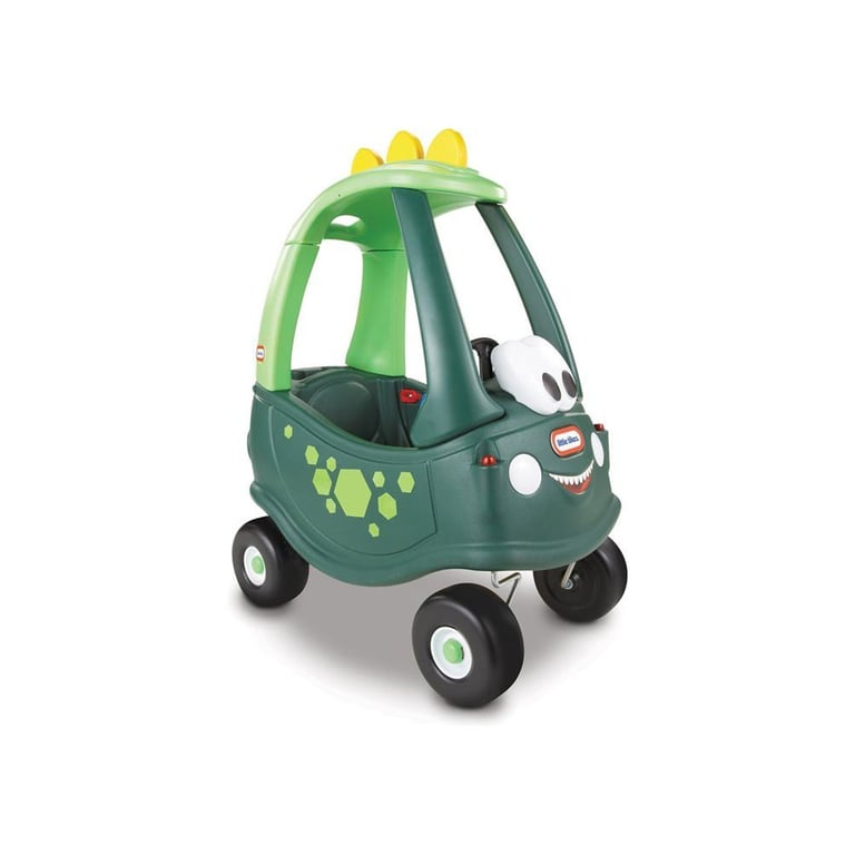 Voiture porteur push Little Tikes Cozy Coupe Dino avec plancher amovible klaxon et clé Neuf