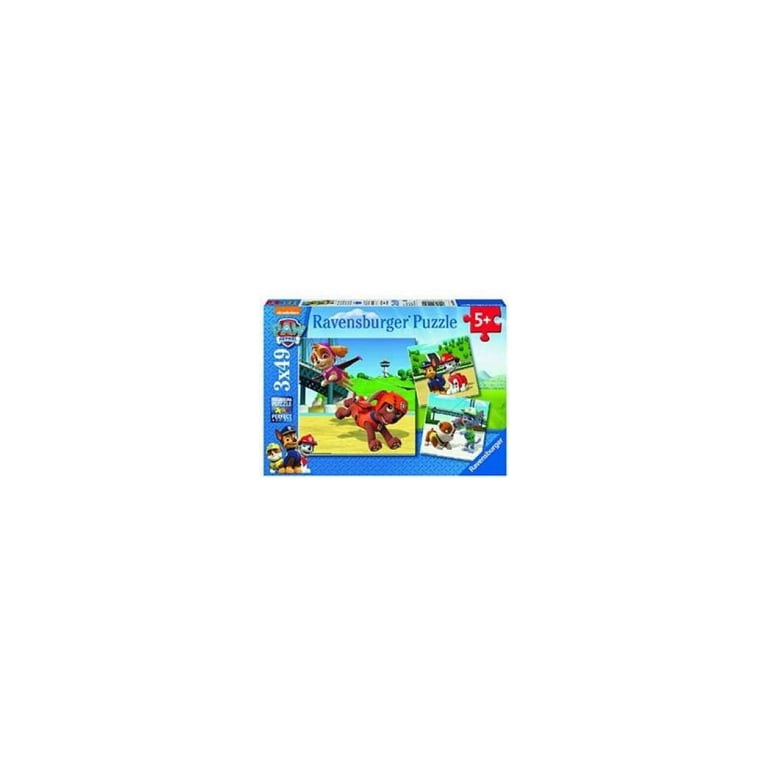 Puzzle 3 x 49 pièces : Equipe 4 pattes Pat Patrouille Paw Patrol Ravensburger France - vue 8
