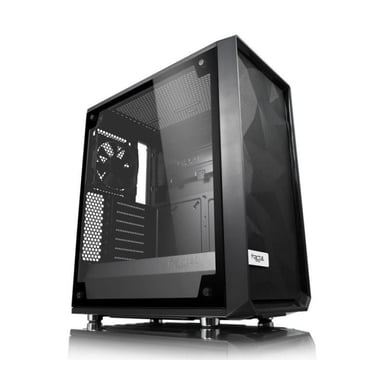 FRACTAL DESIGN BOITIER PC Meshify C - Blackout - Noir - Verre trempe - Format ATX FD-CA-MESH-C-BKO-TGL