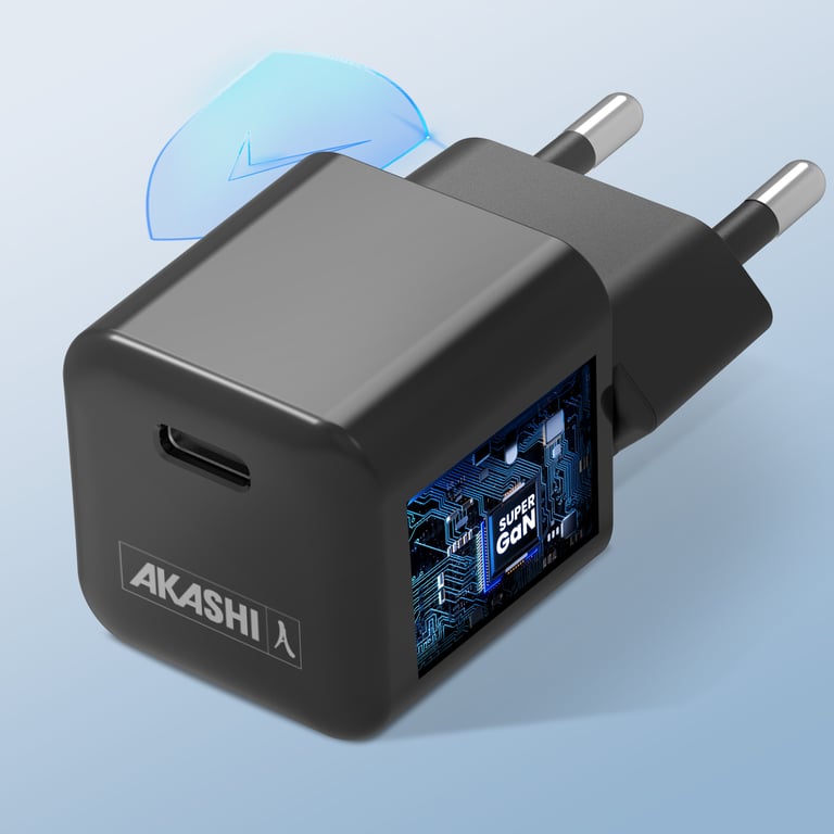 Akashi Chargeur secteur USB C Origine France Garantie - vue 5
