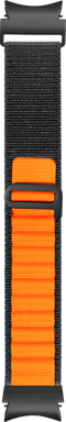 BigBen Connected Correa para Galaxy Watch 4/4 Classic/5/5 Pro/6/6 Classic Hebilla alpina Naranja