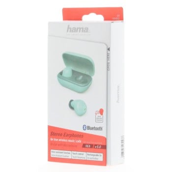 Hama Spirit Chop Cuffie senza fili Bluetooth per chiamate/musica Verde, color menta