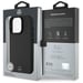 Funda Mercedes para iPhone 16 Pro Max 6.9'' negra con textura y cuero liso Funda rígida MagSafe